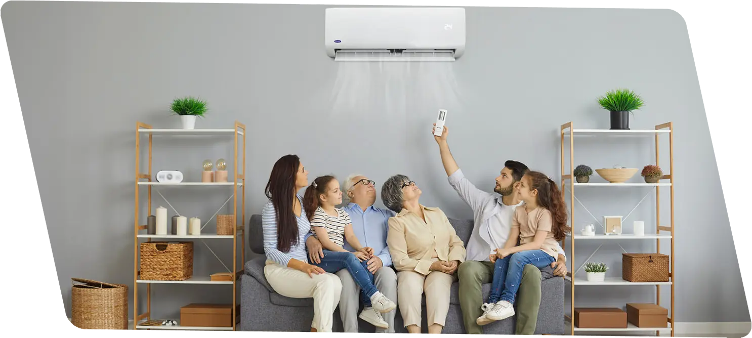 Professional HVAC Technician servicing air conditioning unit